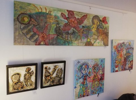 Galleri-HJ udstilling Klinik for fodterapi, Trangstræde 9, Randers