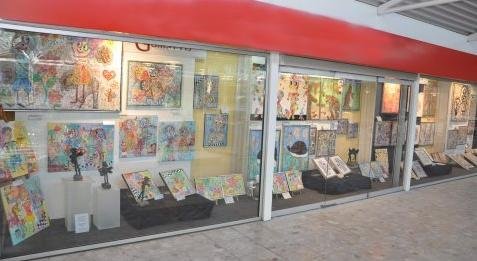 Min udstilling på 1. sal ved 2tal Hadsund Butikstorvet 